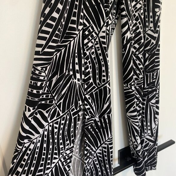 Renuar Jersey Knit Wide Split-Leg Pants Beach Summer Vacation Wear‎ Size Small - Picture 5 of 7
